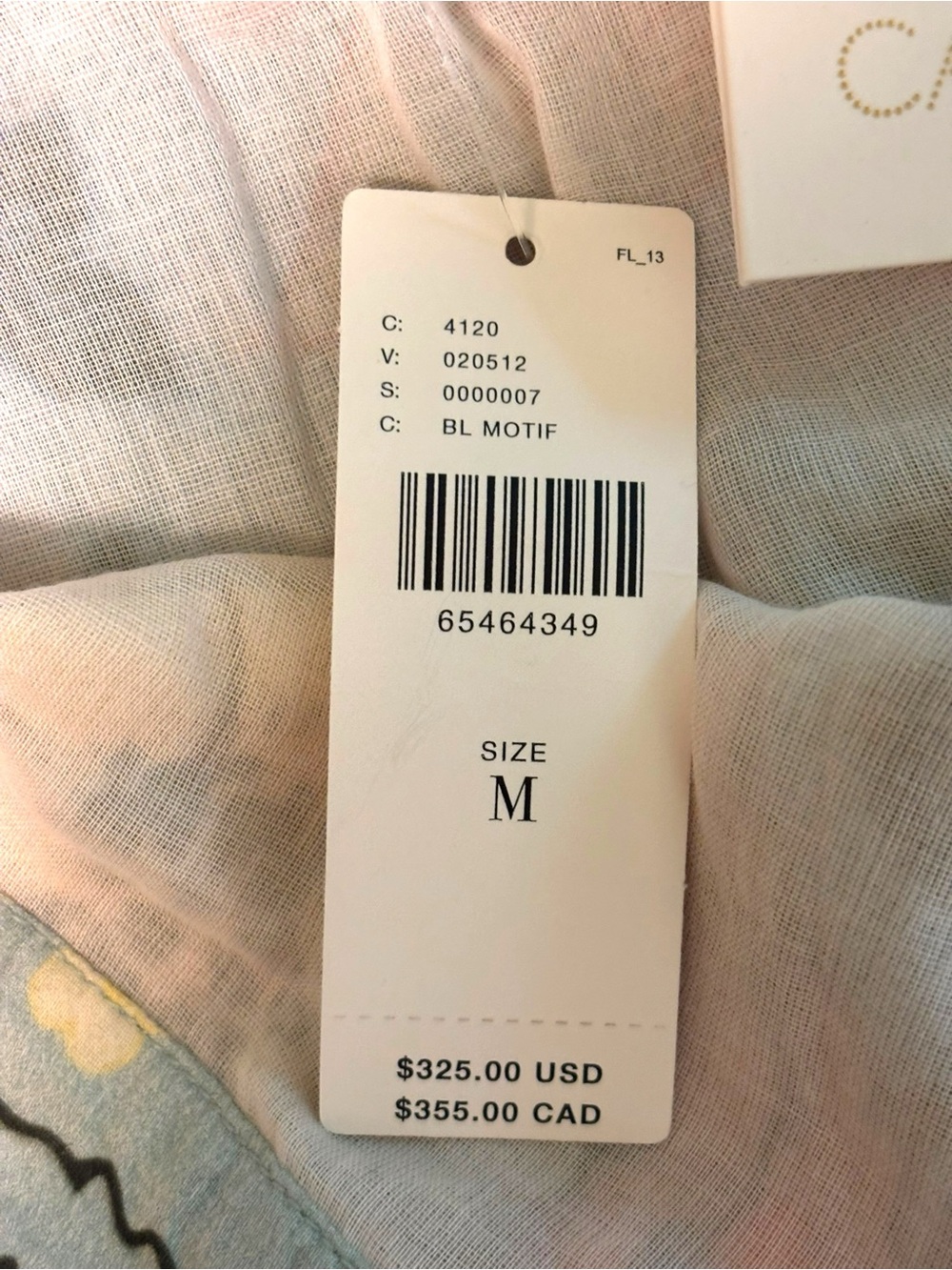 Carolina K for Anthropologie Floral Tiered Maxi Skirt NWT Cotton Boho Size M - Picture 12 of 12